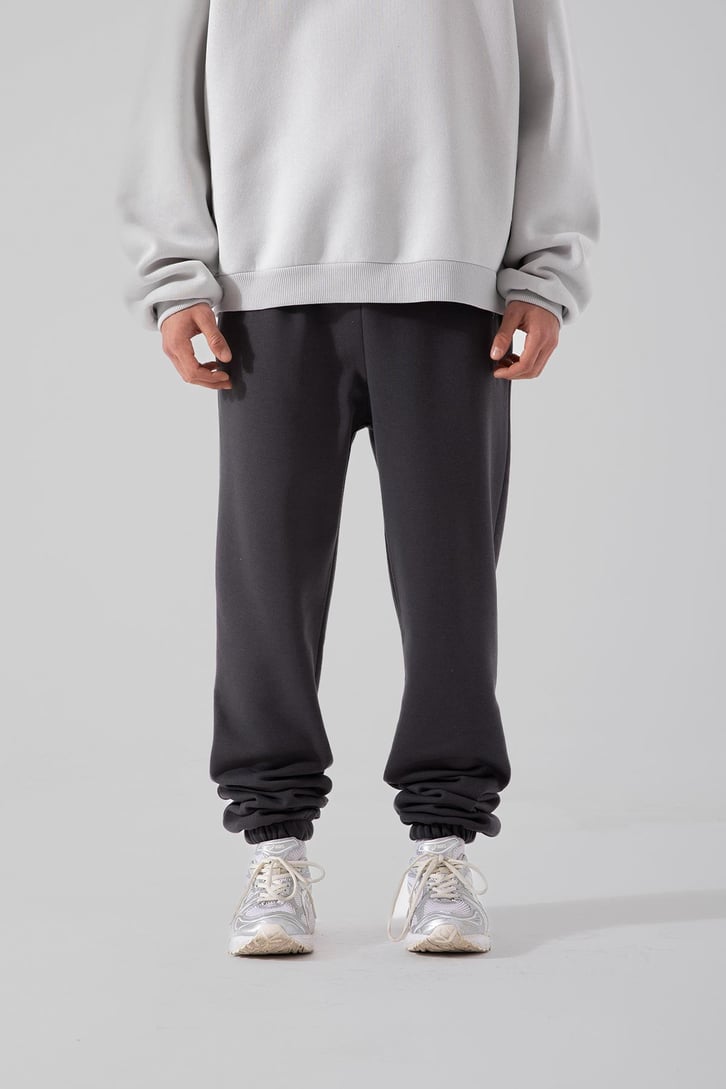 Basic Koyu Gri Jogger Eşofman Altı