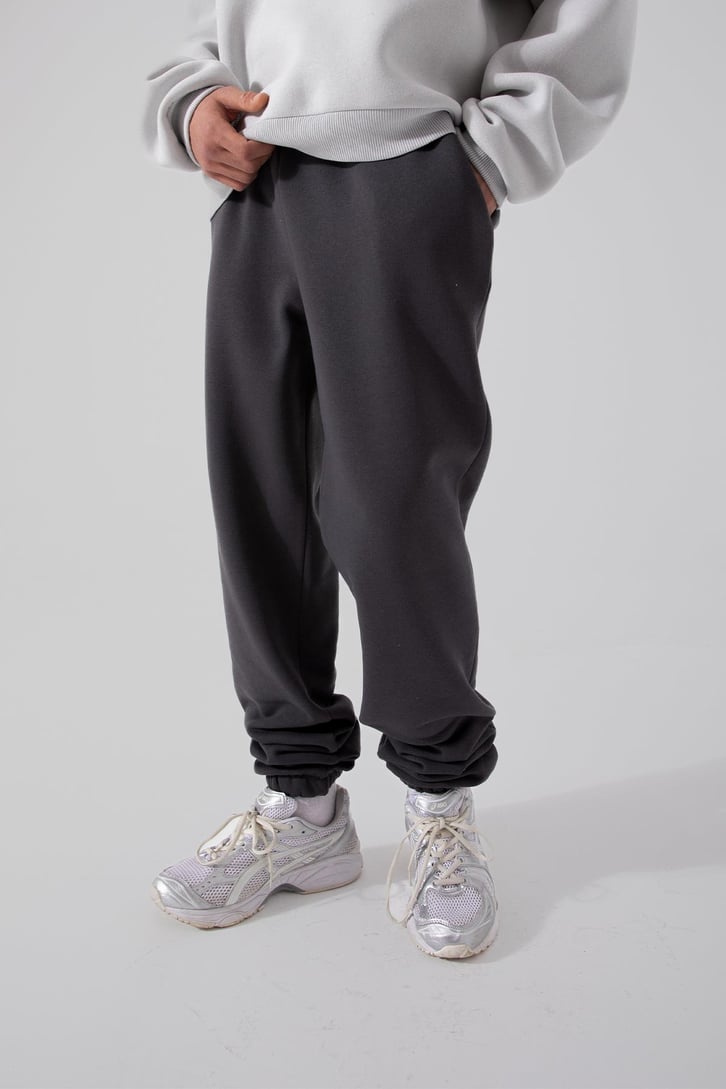 Basic Koyu Gri Jogger Eşofman Altı