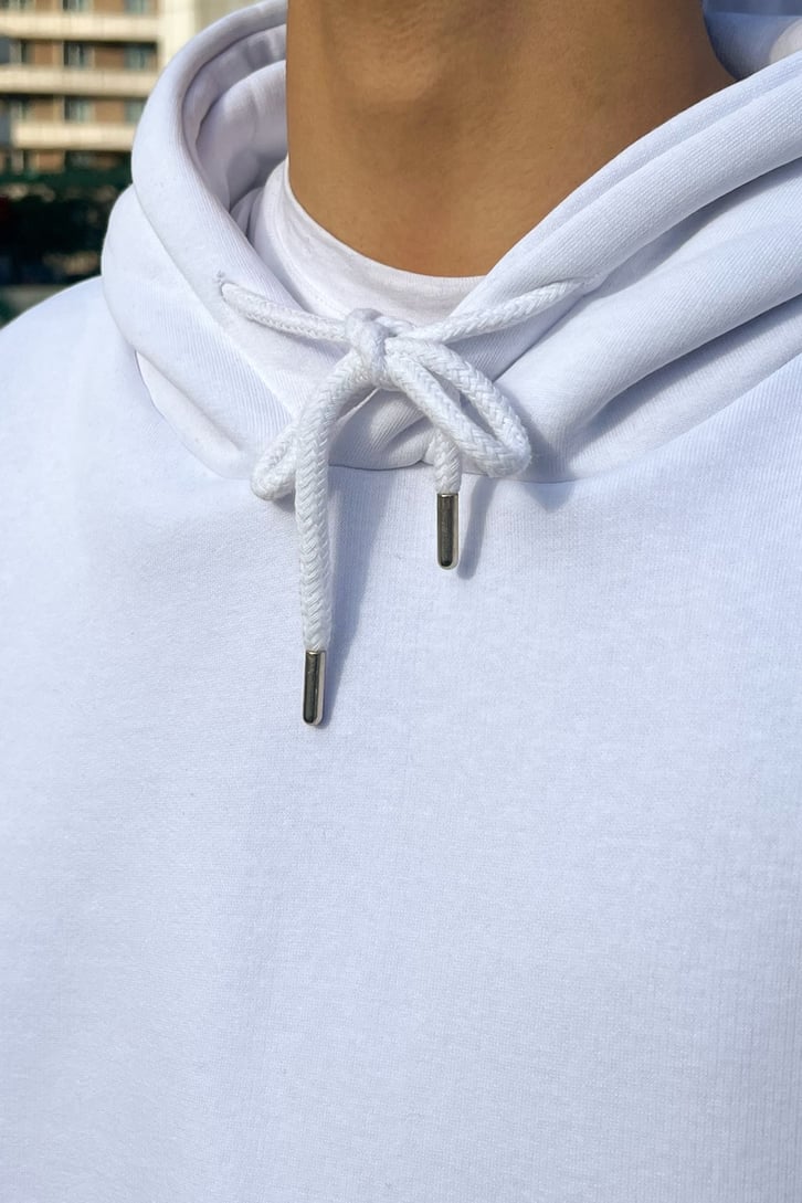 Basic Koyu Gri Oversize Hoodie