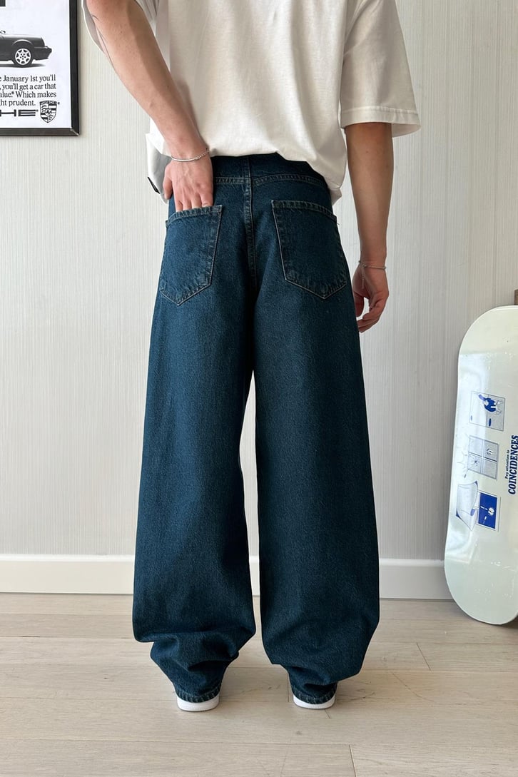 Basic Koyu Indigo Baggy Jean