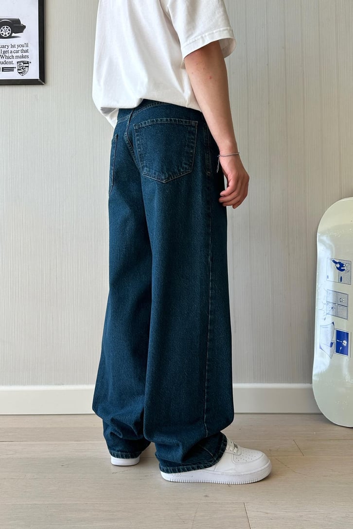 Basic Koyu Indigo Baggy Jean