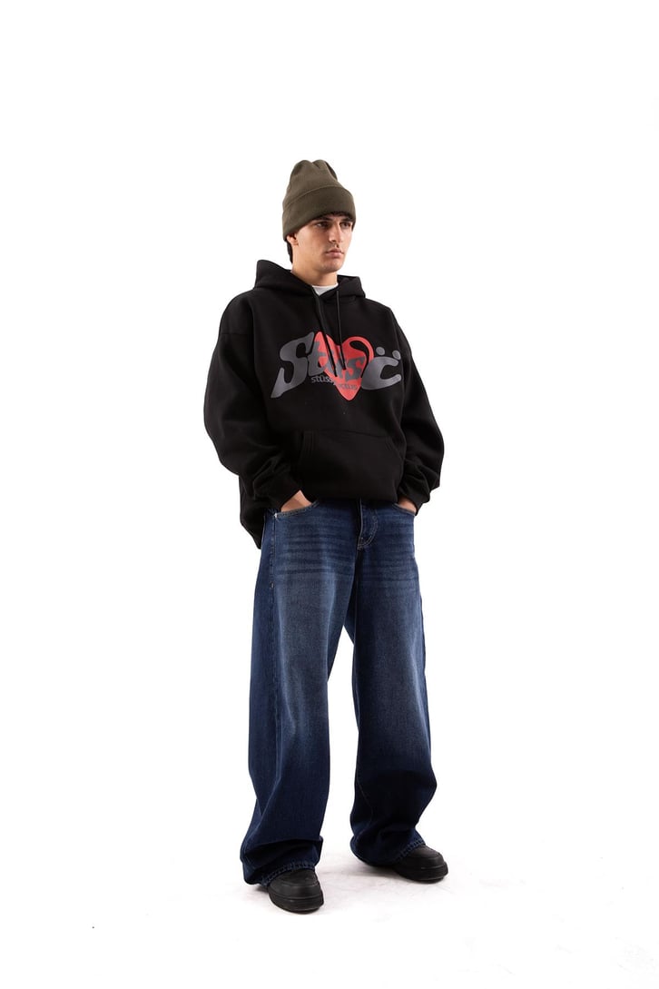 Basic Koyu Mavi Extra Baggy Jean
