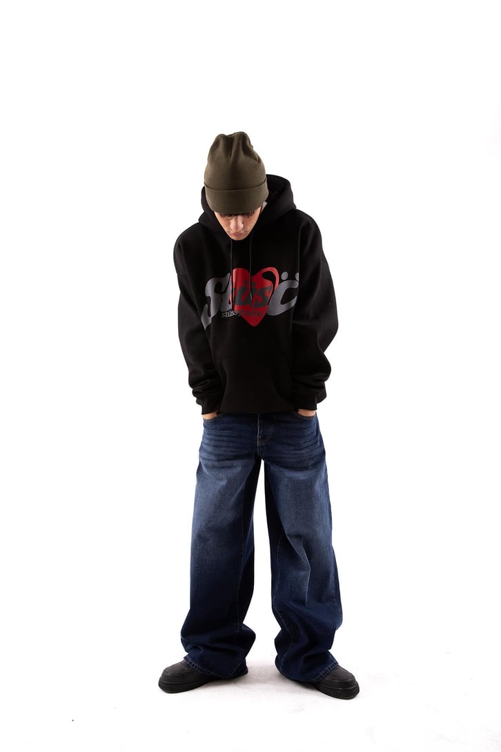 Basic Koyu Mavi Extra Baggy Jean