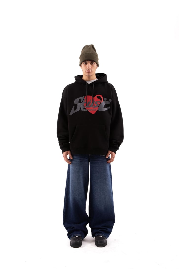 Basic Koyu Mavi Extra Baggy Jean