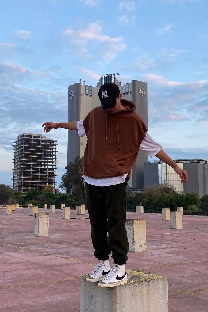 Basic Koyu Yeşil Oversize Eşofman Altı