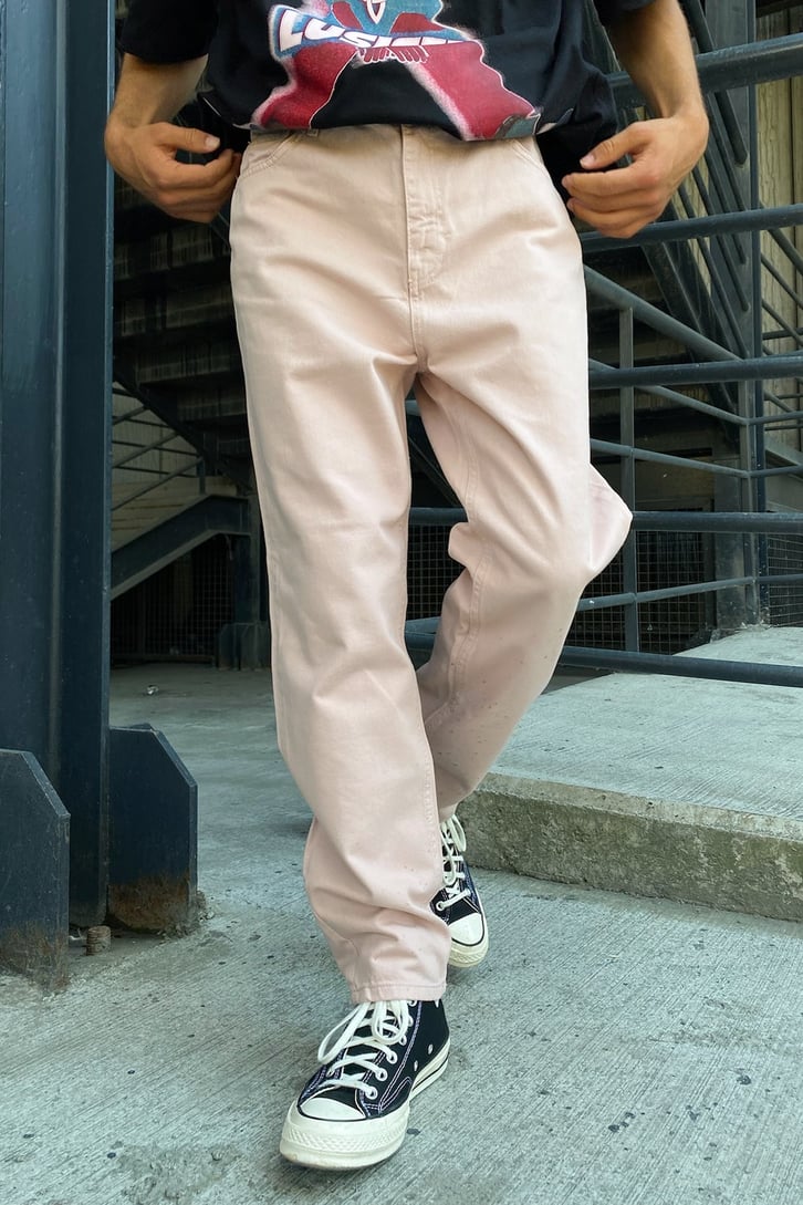 Basic Krem Baggy Jean