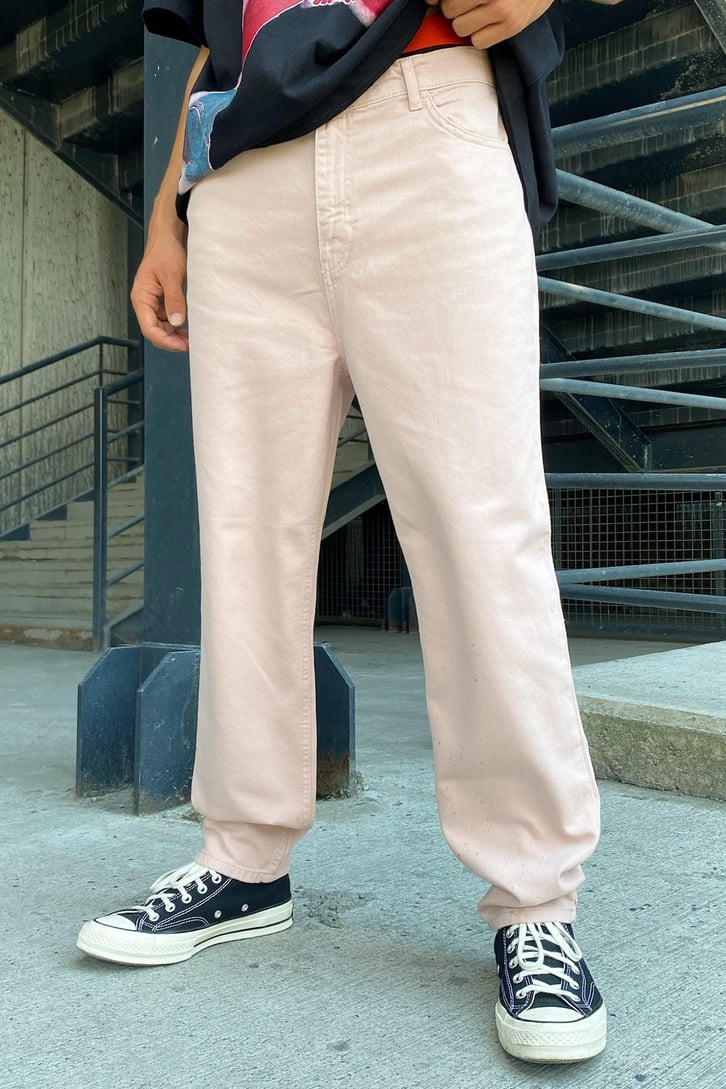 Basic Krem Baggy Jean