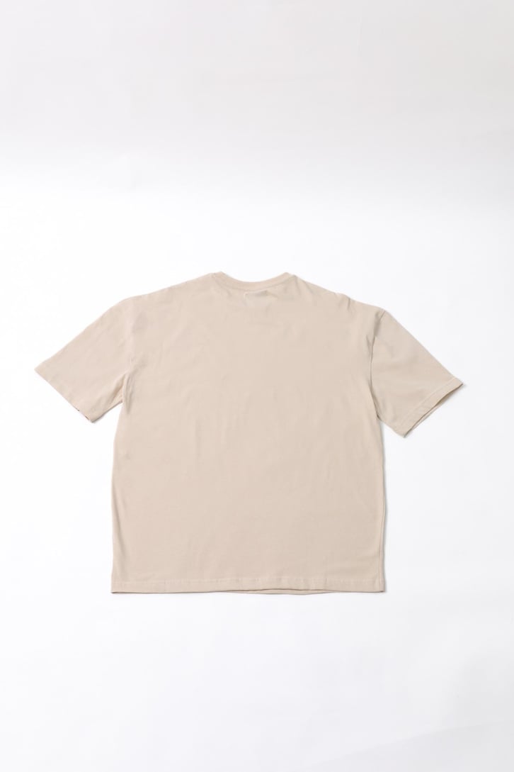 Basic Krem Oversize Tshirt