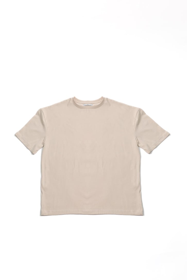 Basic Krem Oversize Tshirt