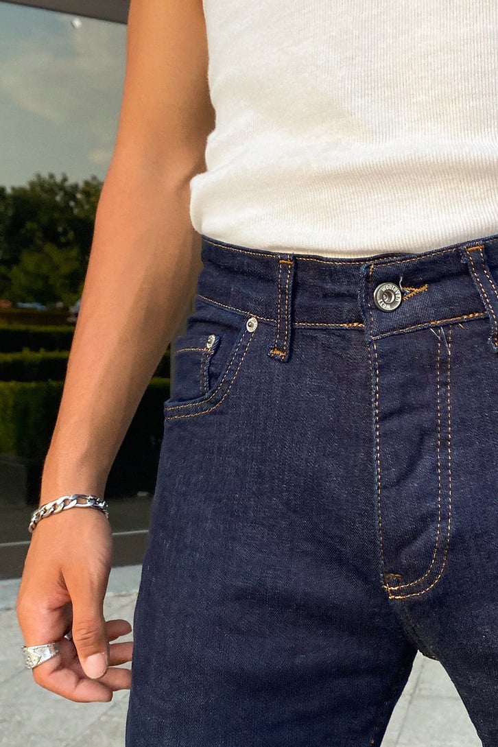 Basic Lacivert Regular Fit Jean