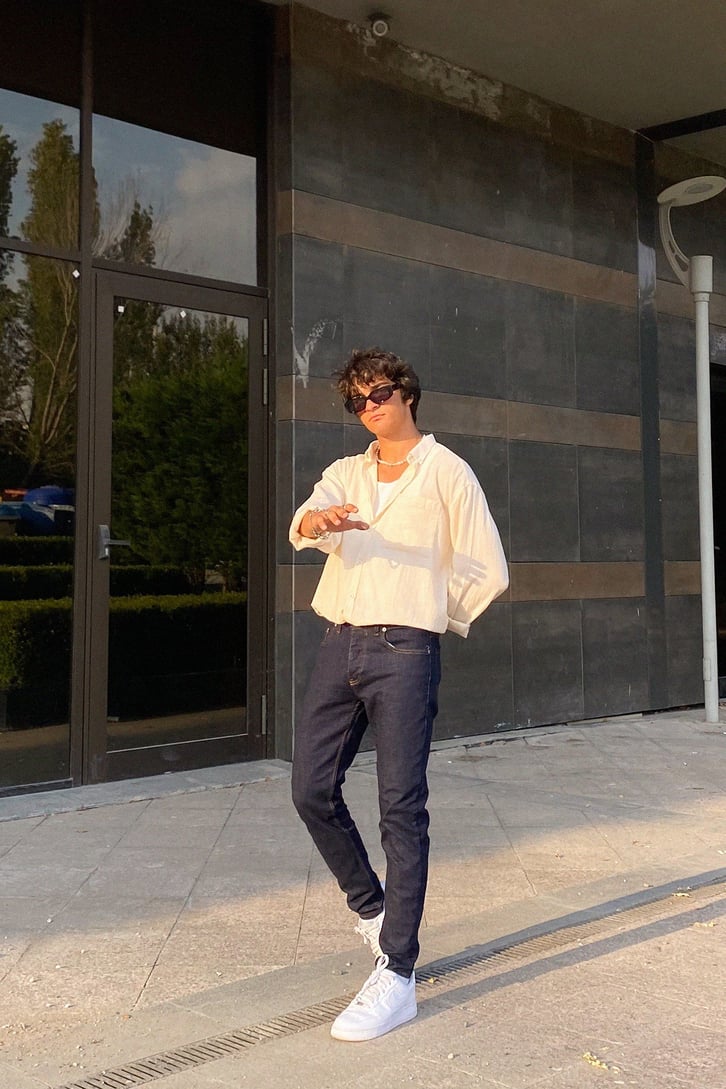 Basic Lacivert Regular Fit Jean