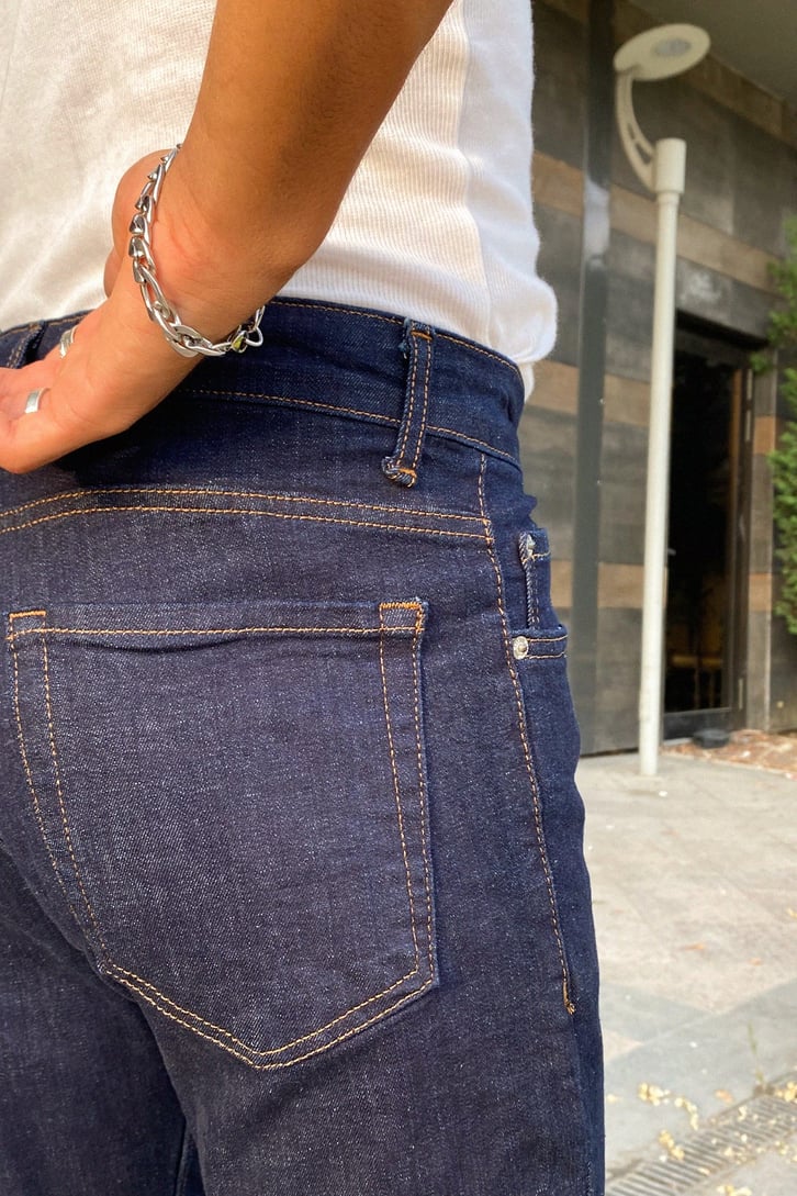 Basic Lacivert Regular Fit Jean