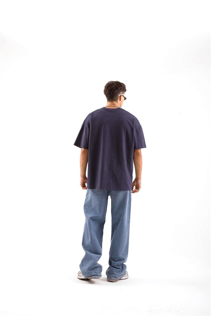 Basic Lacivert Regular Tshirt