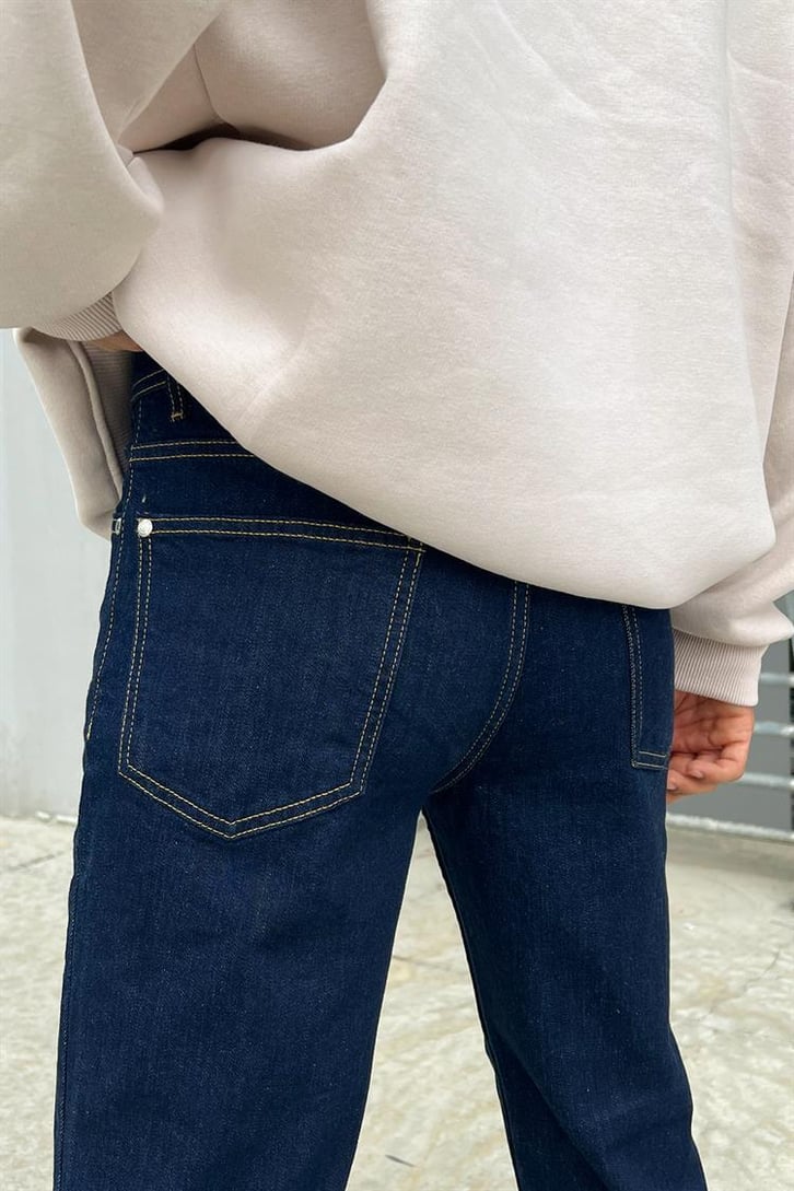 Basic Lacivert Slim Fit Jean