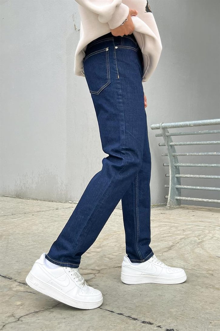 Basic Lacivert Slim Fit Jean
