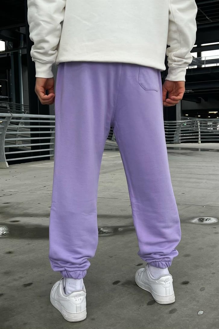 Basic Lila İçi Pamuklu Jogger Fit Eşofman Altı