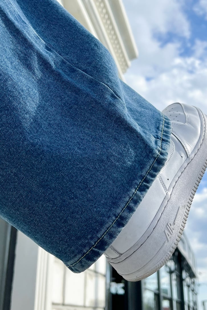 Basic Mavi Baggy Jean