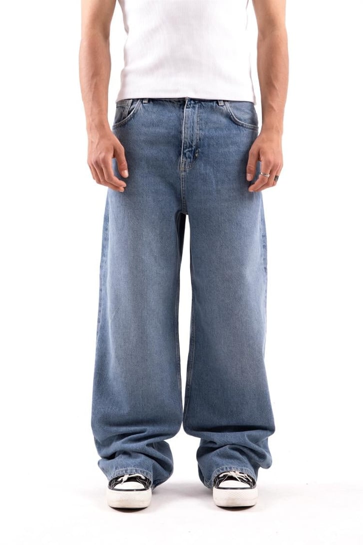 Basic Mavi Baggy Jean