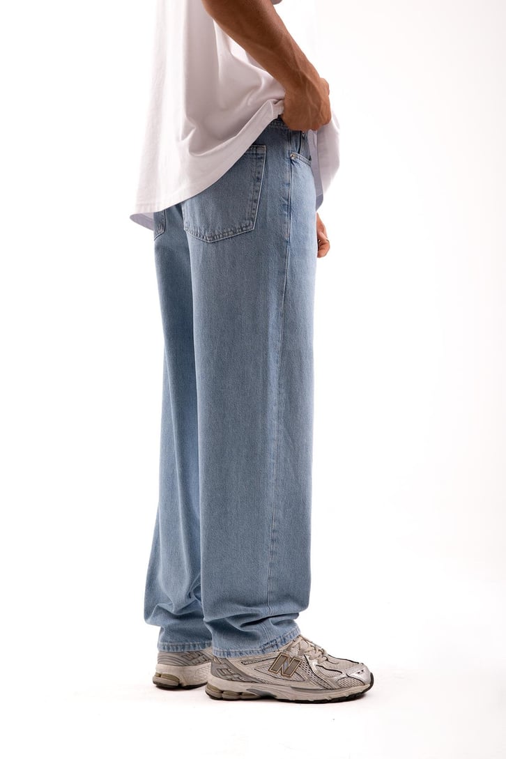 Basic Mavi Baggy Jean