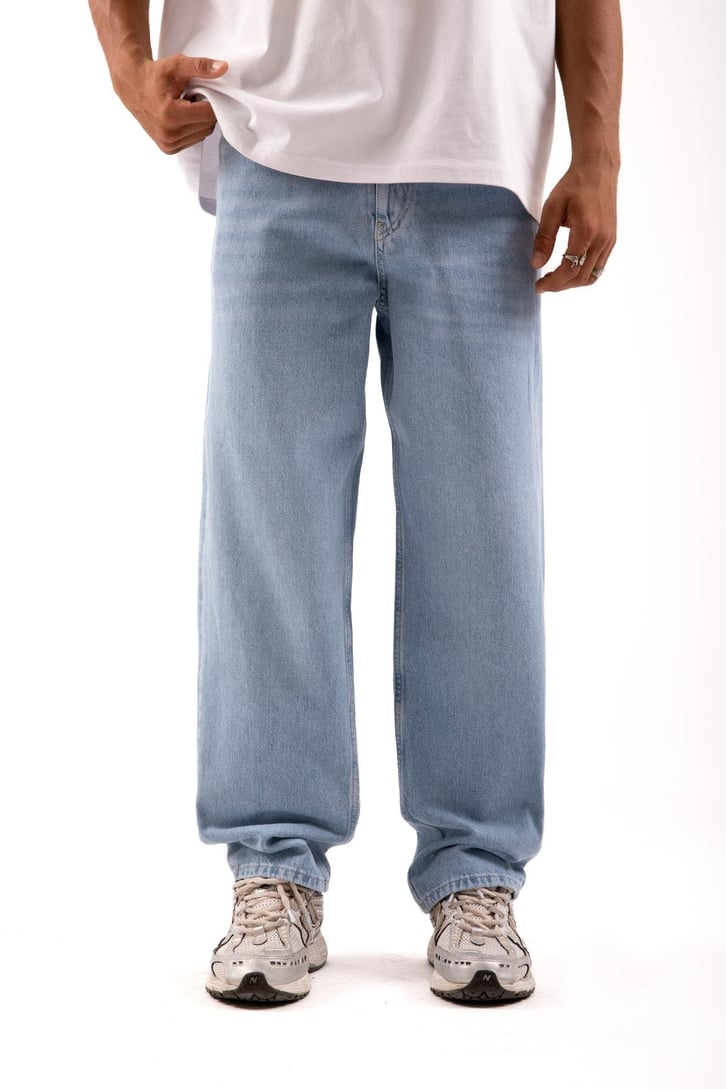 Basic Mavi Baggy Jean