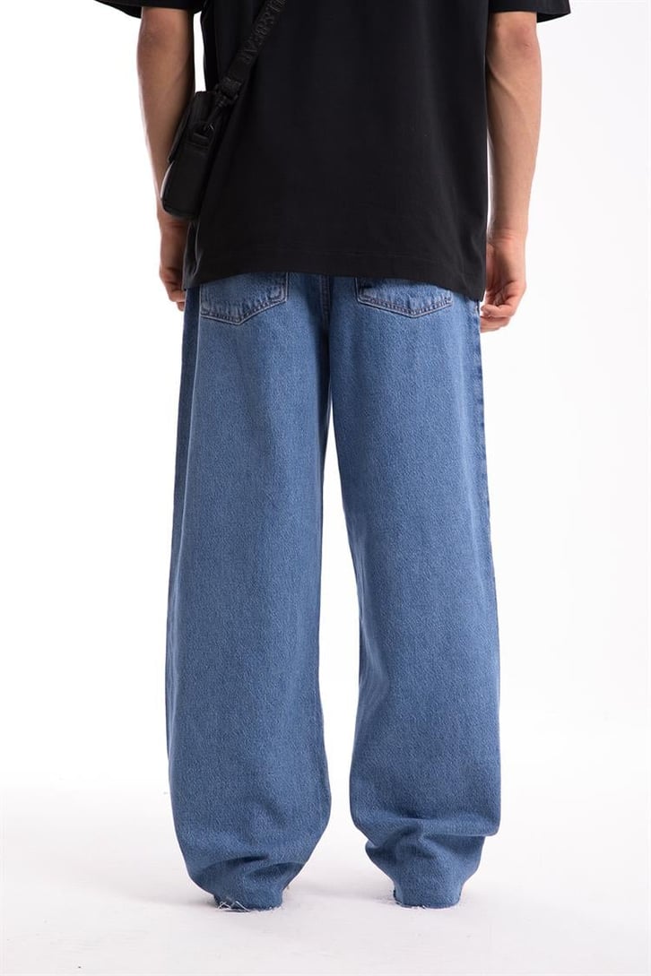 Basic Mavi Baggy Jean