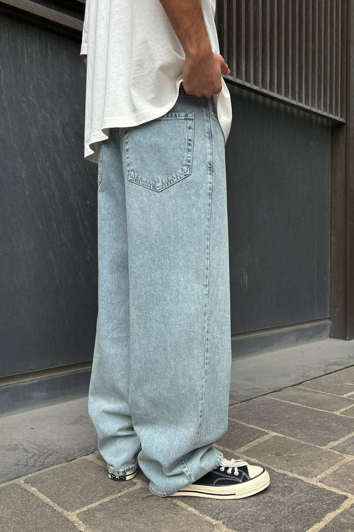 Basic Mavi Baggy Jean