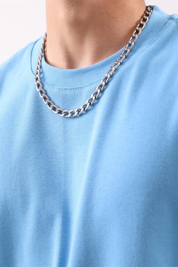Basic Mavi Regular Fit Tişört