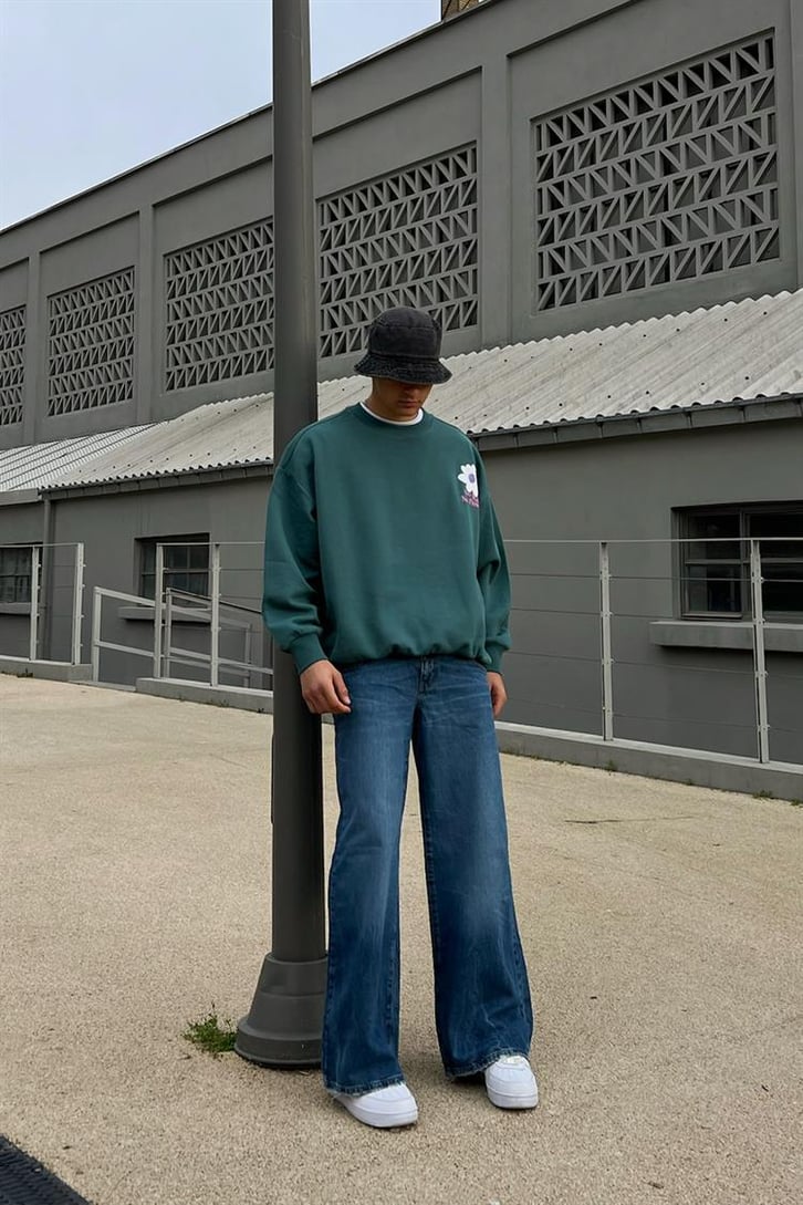 Basic Mavi Wide Leg Baggy Jean