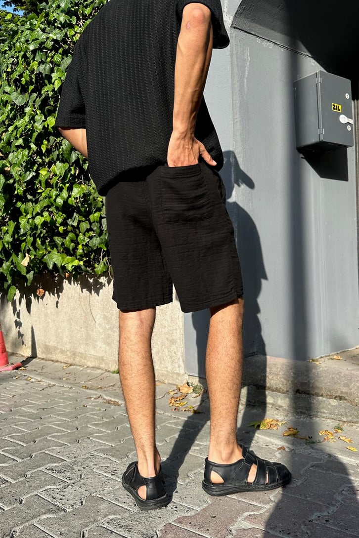 Basic Müslin Şort