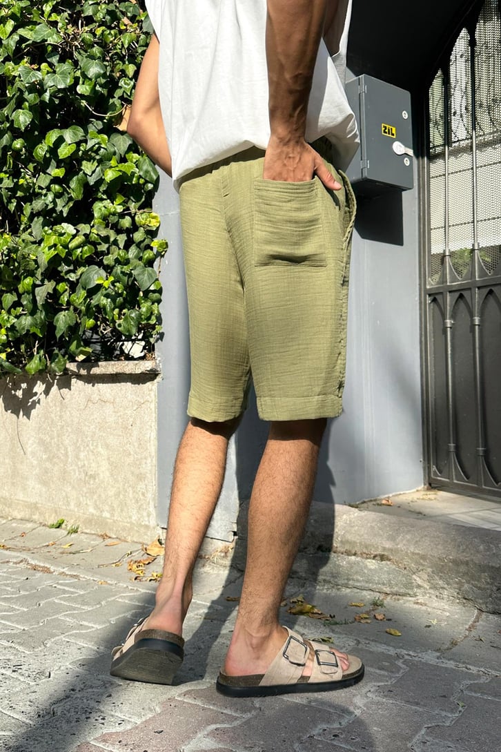 Basic Müslin Şort