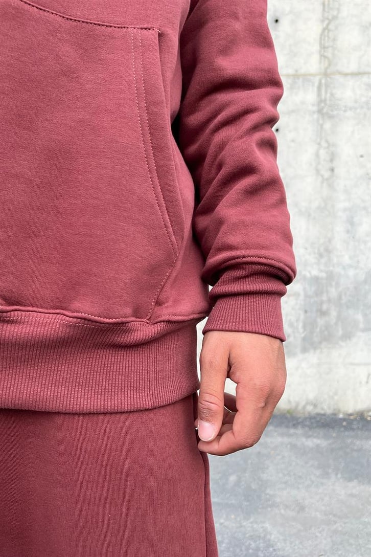 Basic Outfit Bordo Eşofman Takımı
