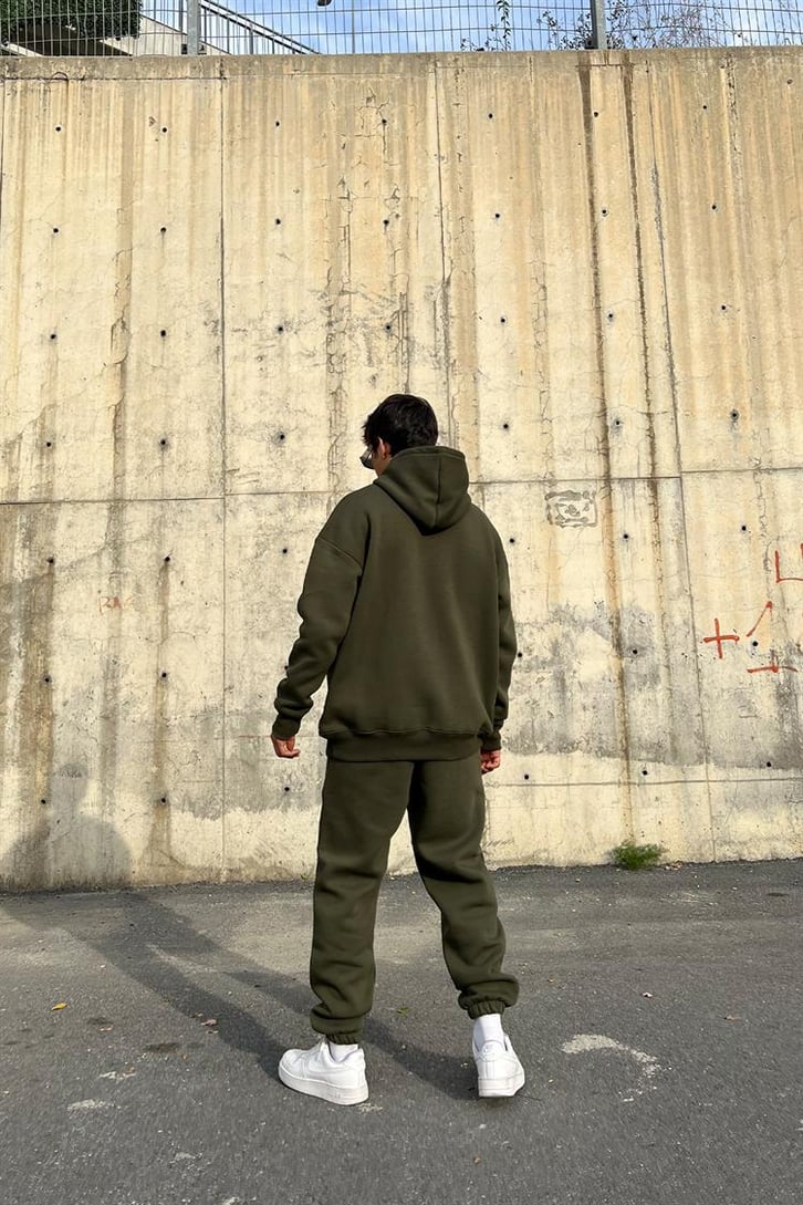 Basic Outfit Haki Eşofman Takımı