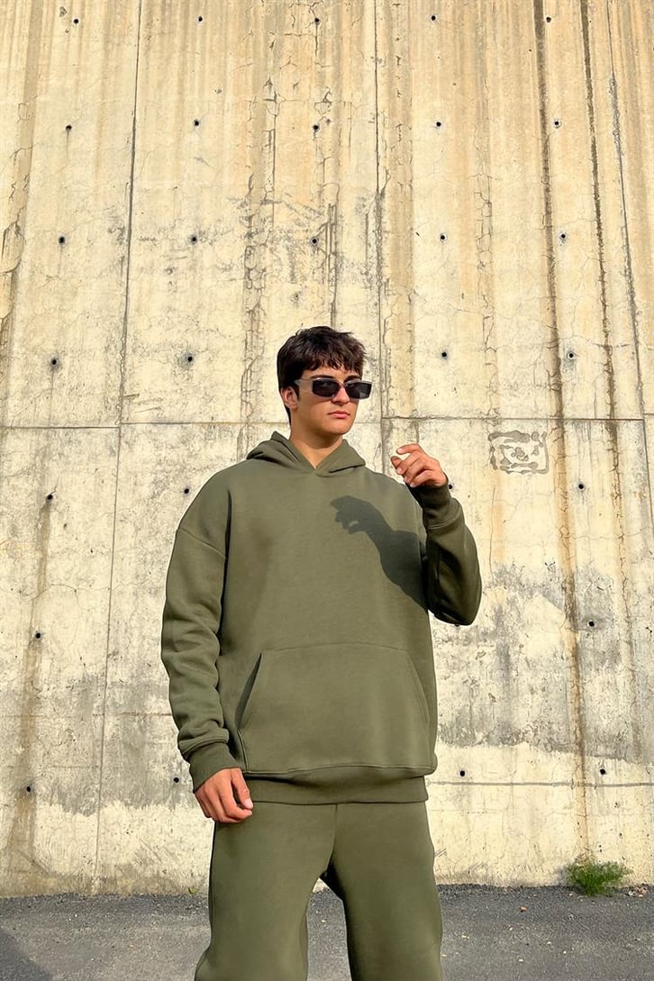 Basic Outfit Haki Eşofman Takımı
