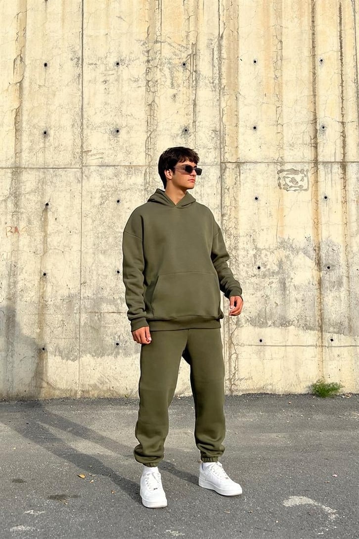 Basic Outfit Haki Eşofman Takımı