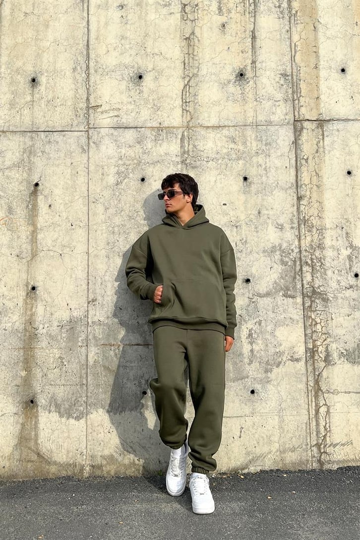 Basic Outfit Haki Eşofman Takımı