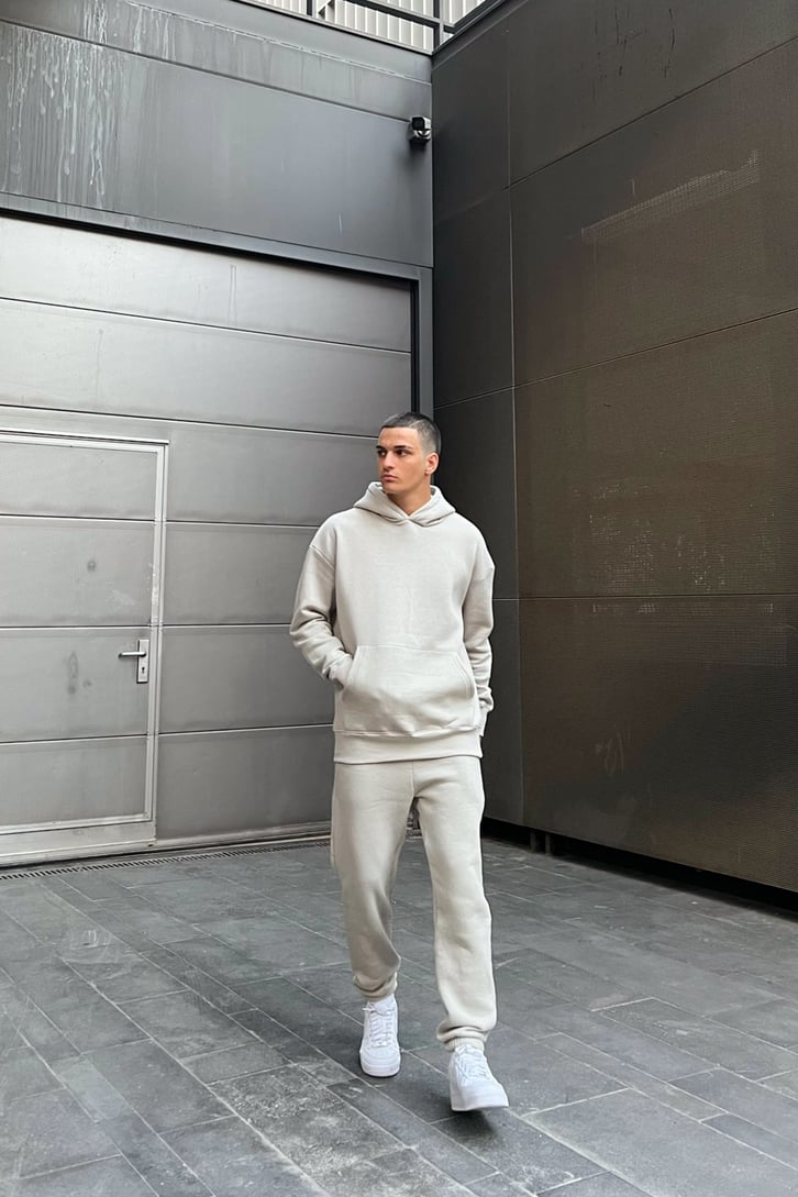 Basic Outfit Taş Rengi Eşofman Takımı