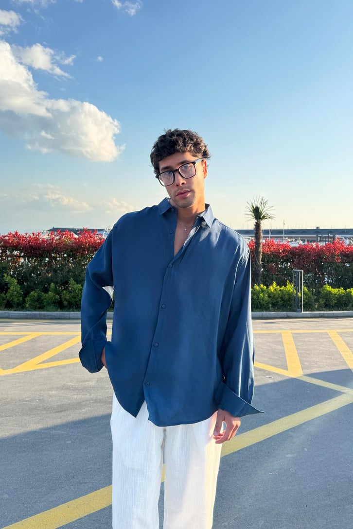 Basic Oversize Gömlek