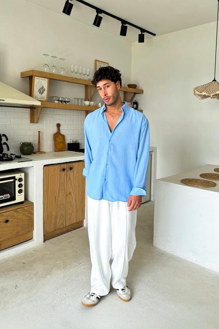 Basic Oversize Gömlek