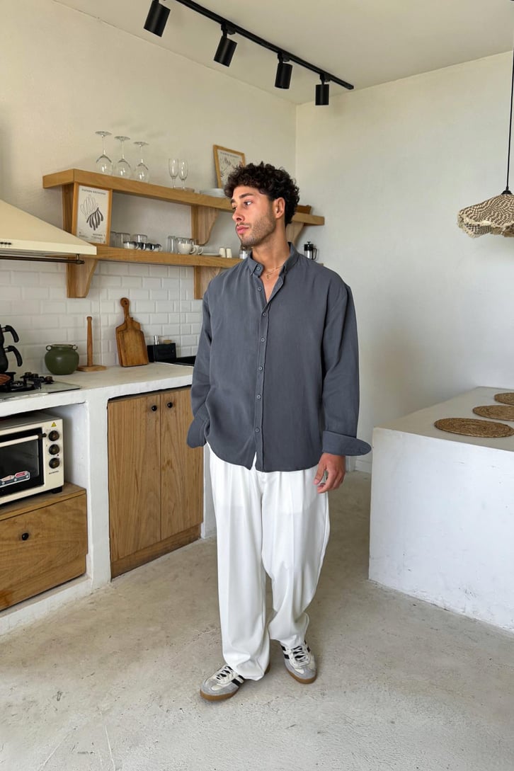 Basic Oversize Gömlek