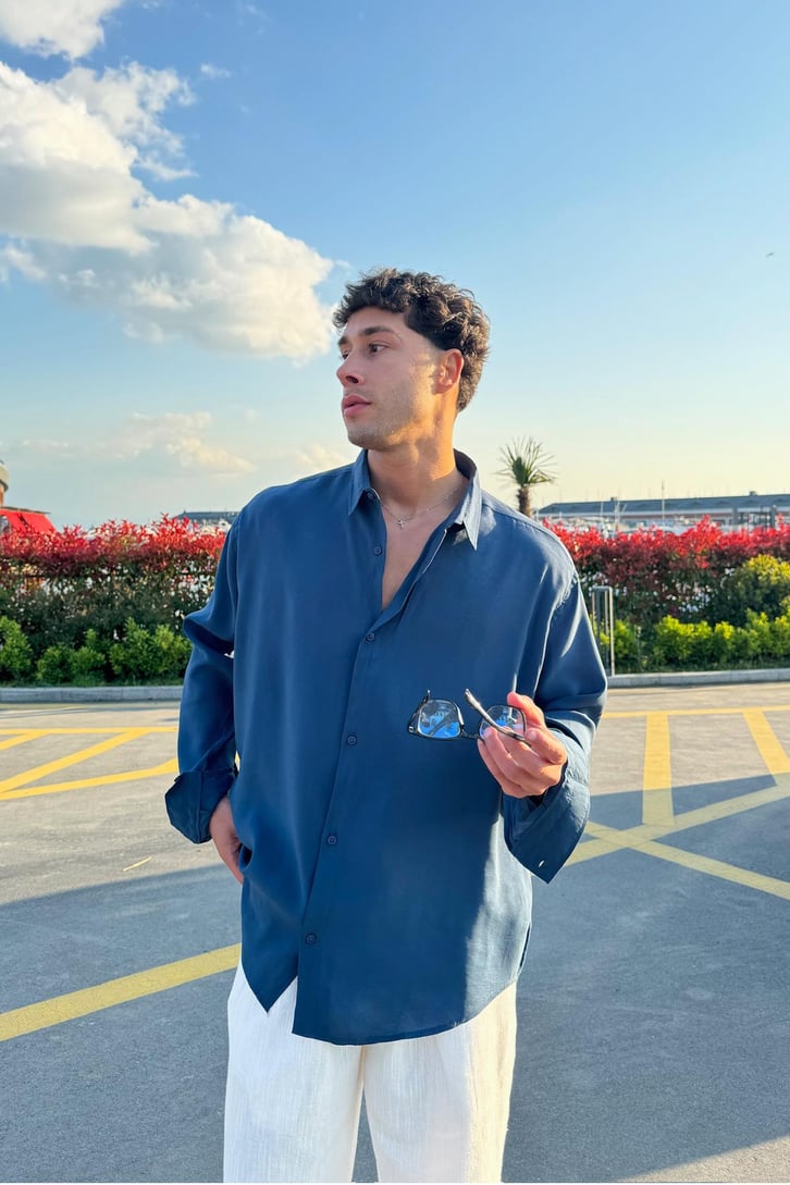 Basic Oversize Gömlek
