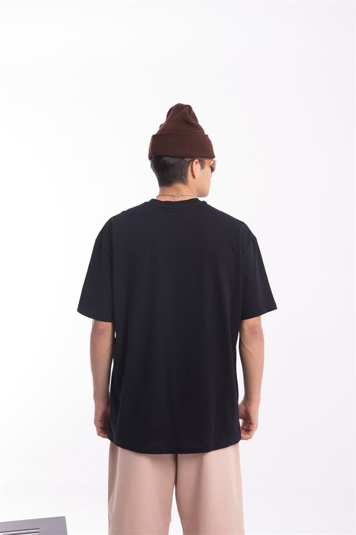 Basic Oversize Siyah Tişört