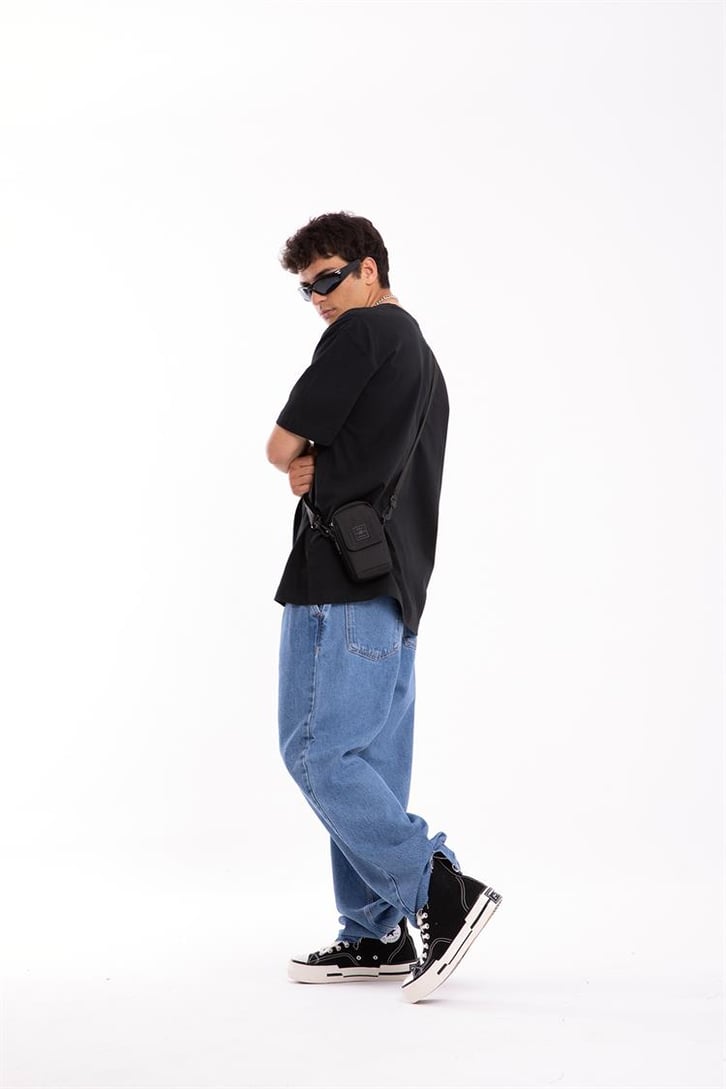 Basic Oversize Siyah Tshirt