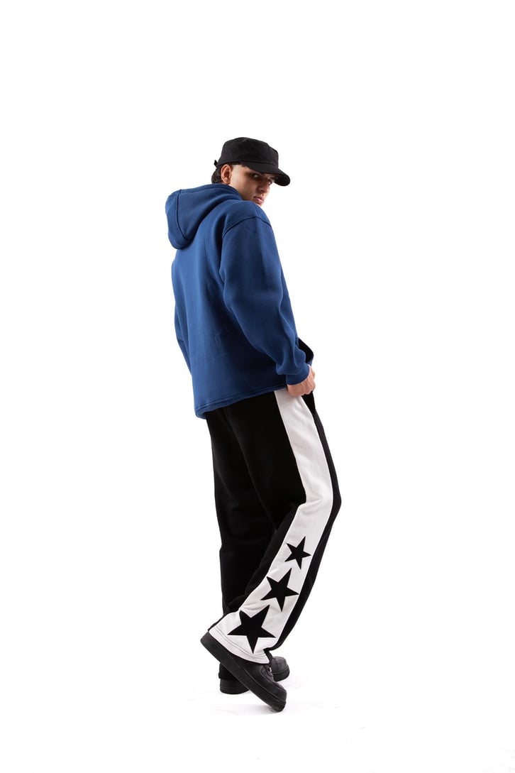 Basic Oversize Yeşil Hoodie