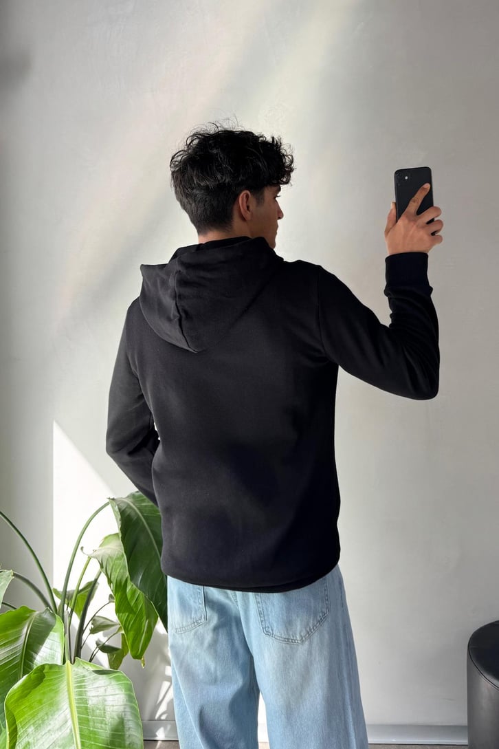 Basic Oversize Zip Hoodie