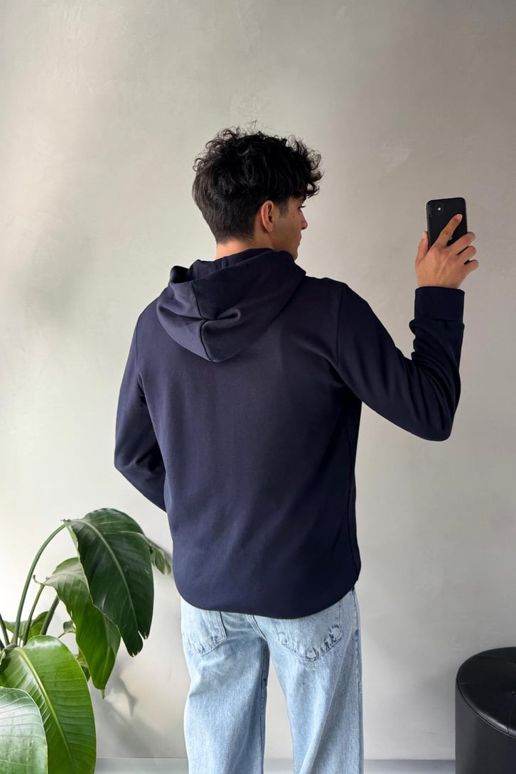 Basic Oversize Zip Hoodie