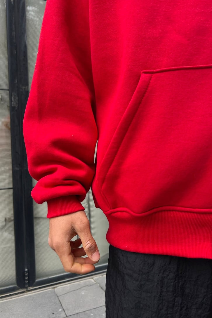 Basic Oversize Zipper Hoodie