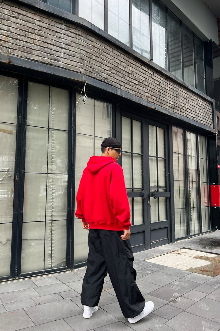 Basic Oversize Zipper Hoodie