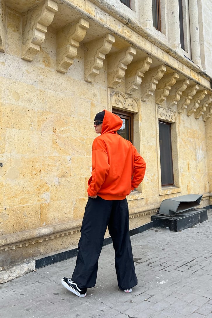 Basic Oversize Zipper Hoodie