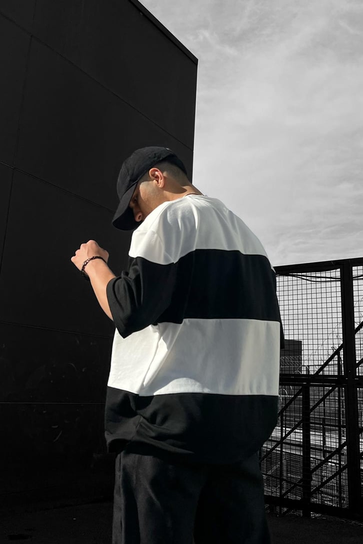 Basic Parçalı Oversize Tshirt