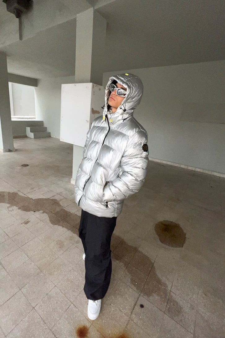 Basic Parlak Şişme Mont